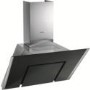 Gorenje DVG8545AX Angled 80cm Wide Chimney Cooker Hood Black Glass And Stainless Steel