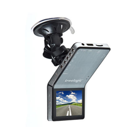 electriQ HD in Car 120° Dash Cam with Night Vision + G Sensor + Motion Sensor + 2.4in Screen & 5MP Camera