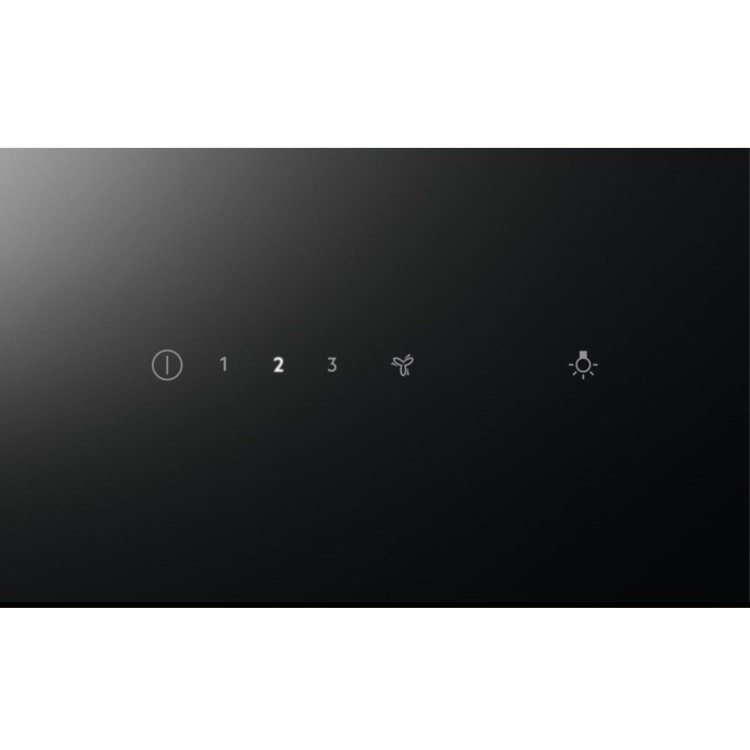 AEG 6000 Series 90cm Angled Cooker Hood with Hob2Hood - Black
