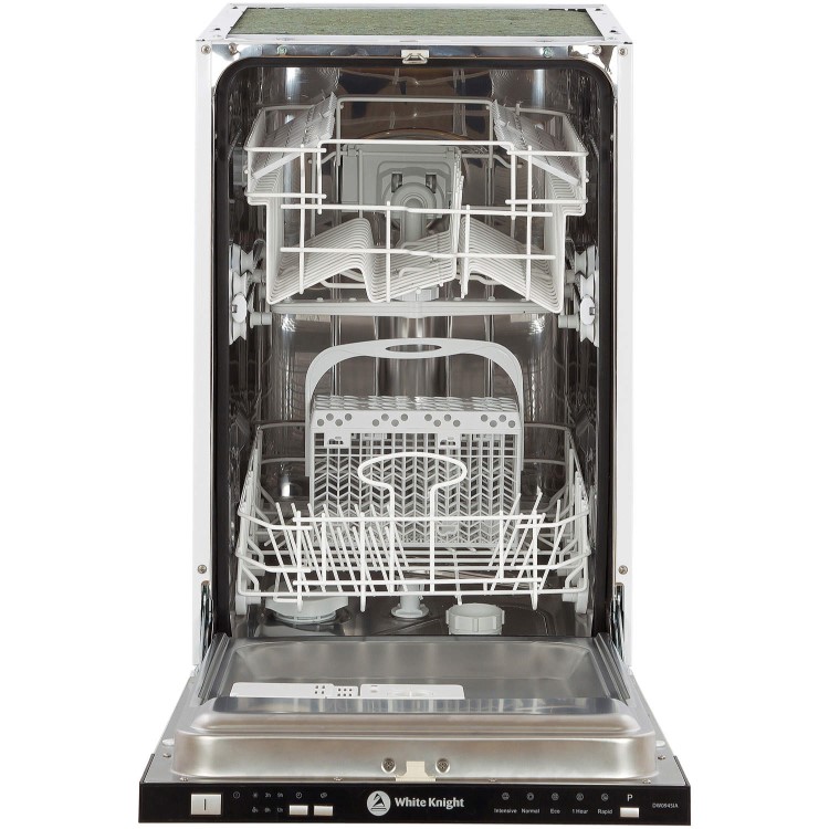 GRADE A1 - White Knight DW0945IA 9 Place Slimline Fully Integrated Dishwasher