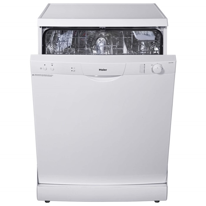 Haier DW12TFE5 12 Place Freestanding Dishwasher White Appliances