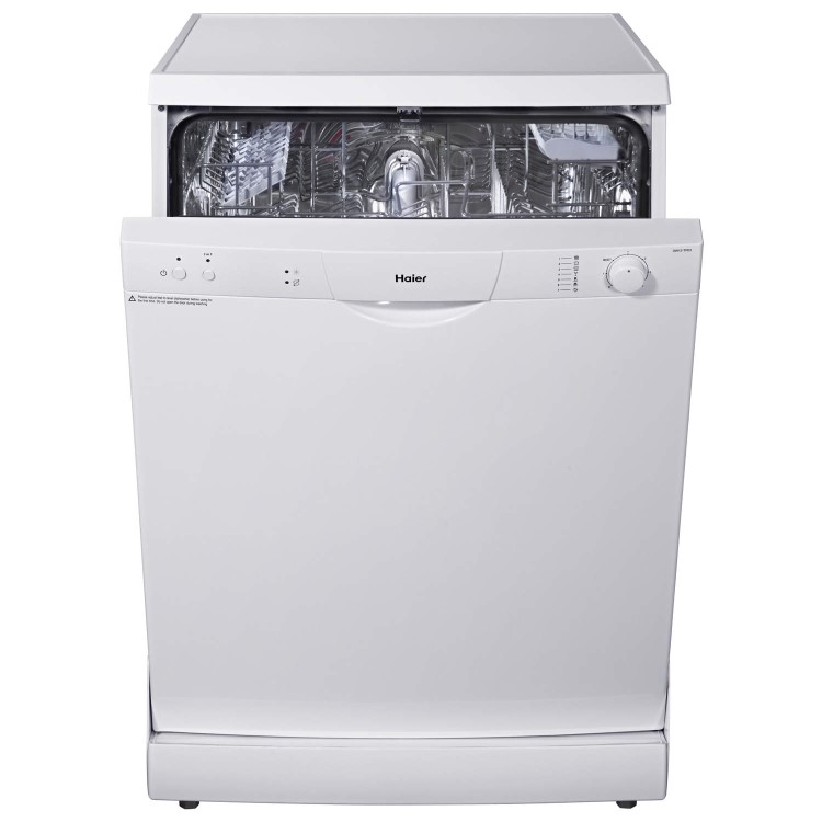 Haier DW12-TFE5 12 Place Freestanding Dishwasher - White