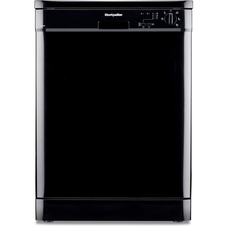 Montpellier Freestanding Dishwasher - Black