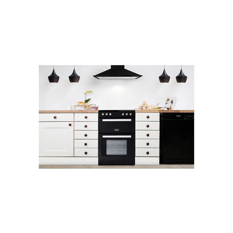 Montpellier Freestanding Dishwasher - Black