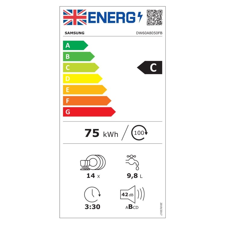 Samsung Series 11 Freestanding Dishwasher - Black