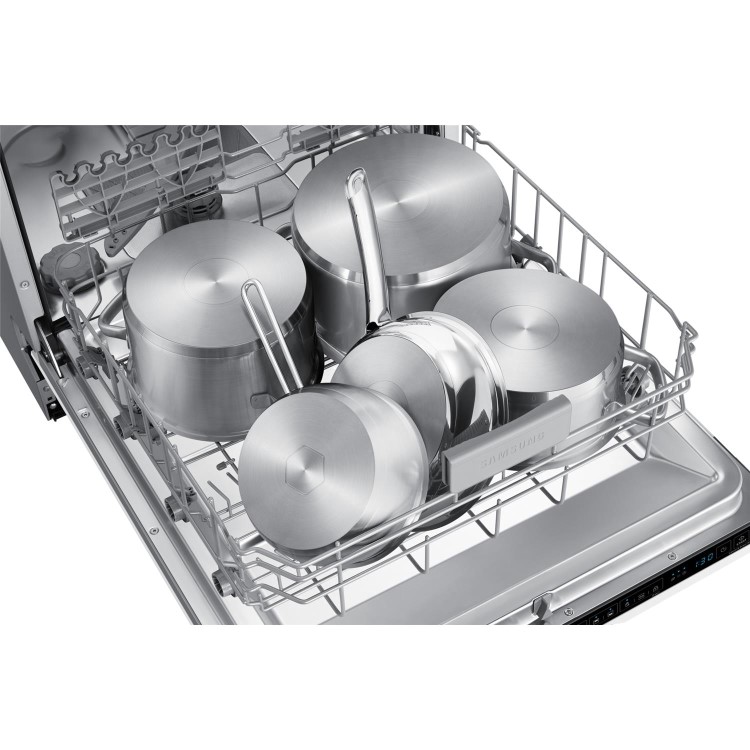 Samsung Series 7 Integrated Dishwasher - FlexLoad Black control panel