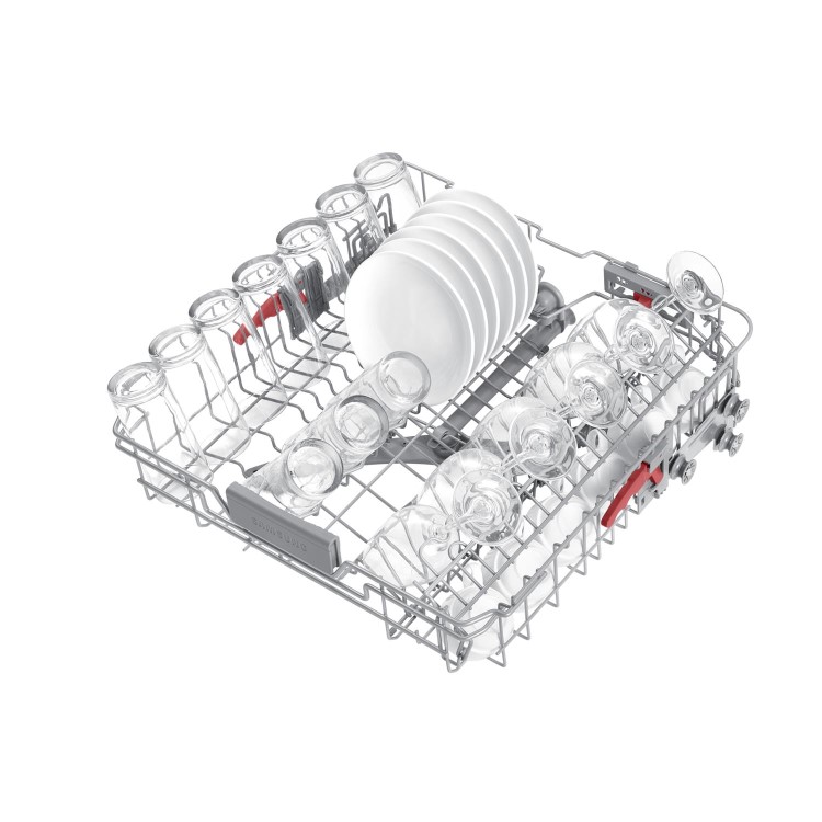 Samsung Series 7 Integrated Dishwasher - FlexLoad Black control panel