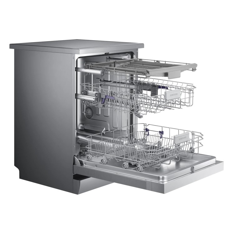 Samsung 14 Place Freestanding Dishwasher With Cutlery Tray - Silver