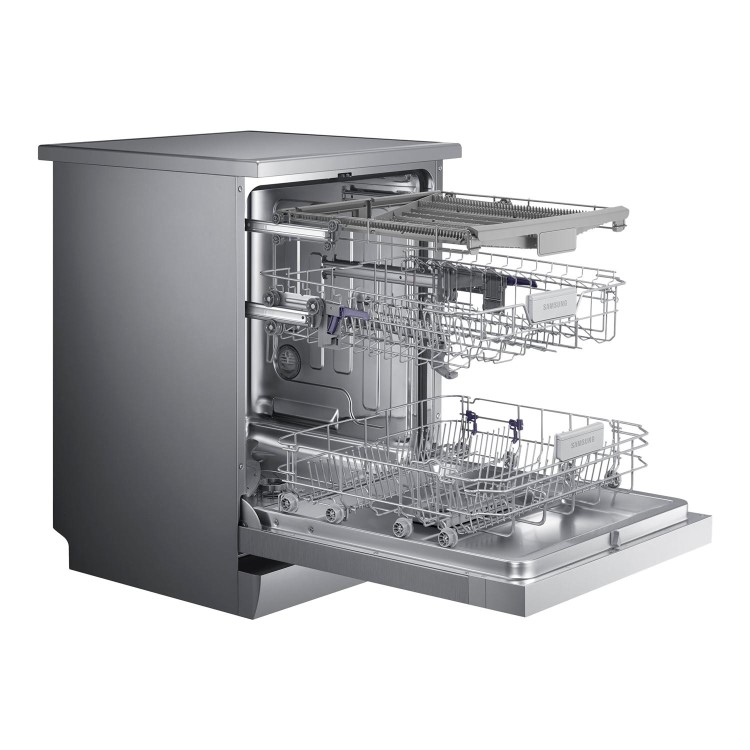 Samsung 14 Place Freestanding Dishwasher With Cutlery Tray - Silver