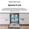 Samsung Series 6 14 Place Settings Freestanding Dishwasher - White