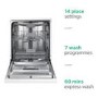 Samsung Series 6 14 Place Settings Freestanding Dishwasher - White