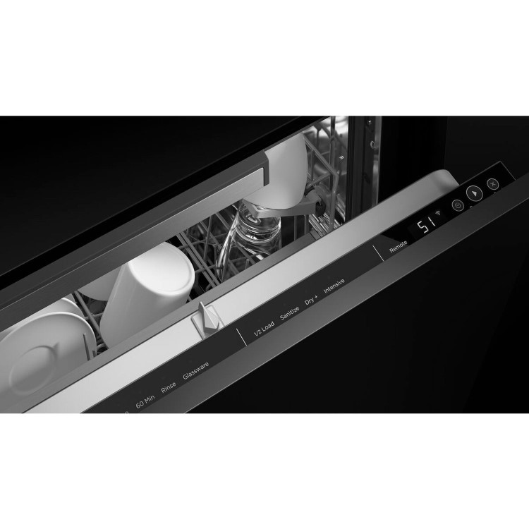 Fisher & Paykel Series 7 Integrated Dishwasher - B-Rated Black control panel
