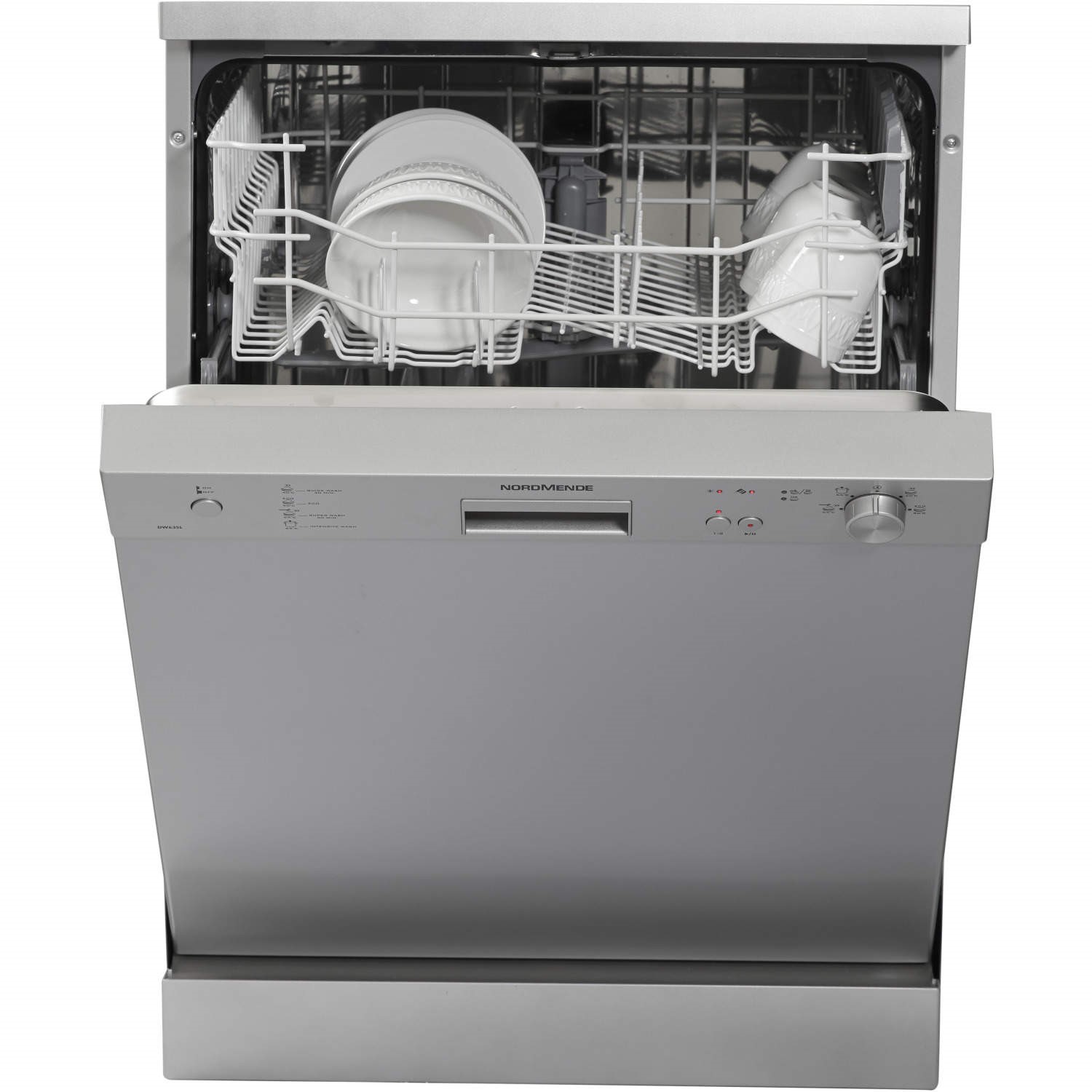 NordMende DW63SL 13 Place Full Size Freestanding Dishwasher Silver