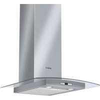 Bosch DWA06E750B Exxcel Curved Glass 60cm Chimney Hood in Brushed steel