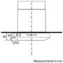 Bosch DWA09E650B Exxcel Flat Glass 90cm Chimney Hood in Brushed steel