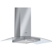 Bosch DWA09W451B Classixx Curved Glass 90cm Chimney Hood in Brushed steel