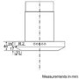 Bosch DWB06E752B Exxcel Facetted Box Design 60cm Chimney Hood in Brushed steel