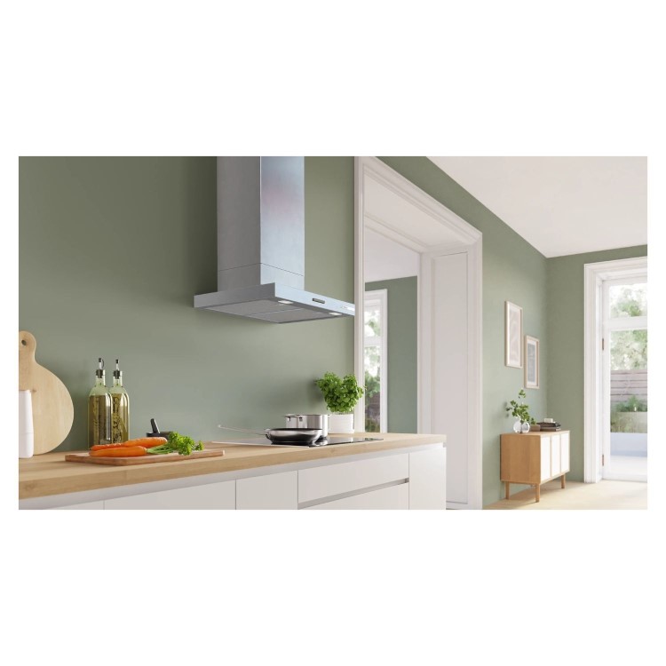 Bosch Series 4 60cm Chimney Cooker Hood - Stainless Steel