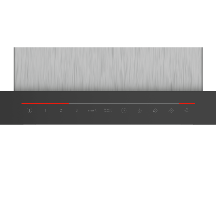 Bosch Series 6 60cm Touch Control Cooker Hood - Stainless Steel