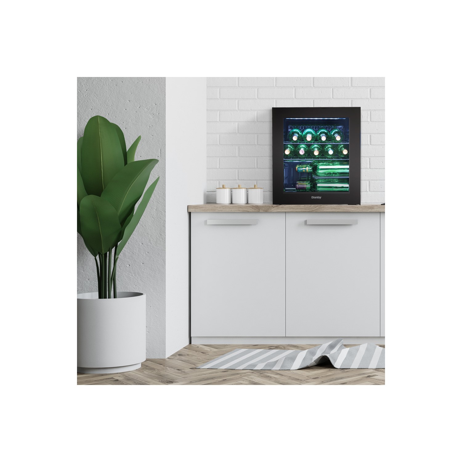 Danby DWC016KA1BDB 17 Bottle / 45L Wine Cooler Black Appliances Direct