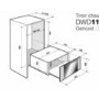 De Dietrich DWD1529X 29cm High Warming Drawer - Stainless Steel
