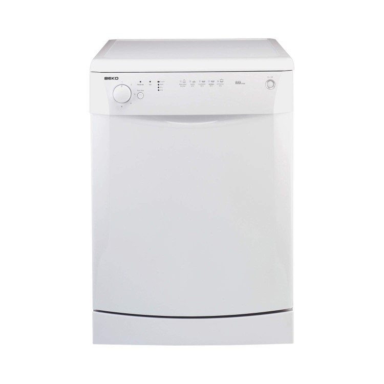 GRADE A3 - Heavy cosmetic damage - Beko DWD5414W 13 Place Freestanding Dishwasher - White