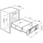 De Dietrich DWD7400G Built-in 14cm Warming Drawer -  Iron Grey