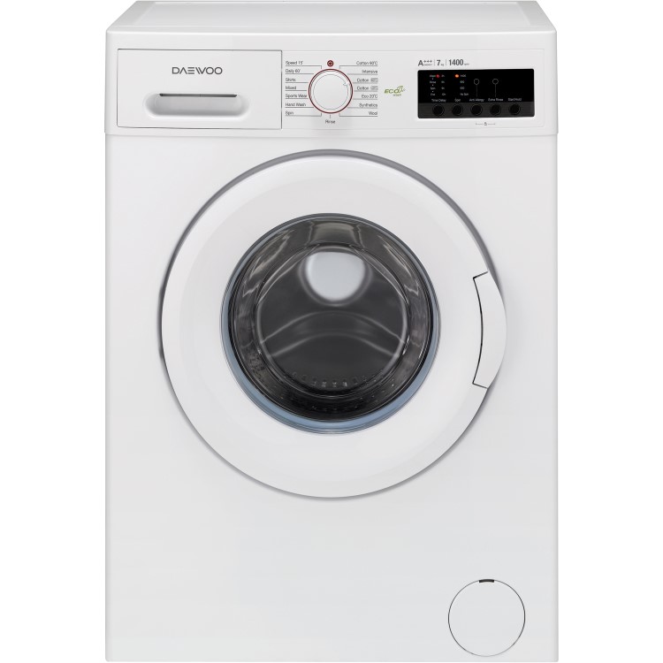 Daewoo DWDFV2421 7kg 1400rpm Freestanding Washing Machine - White