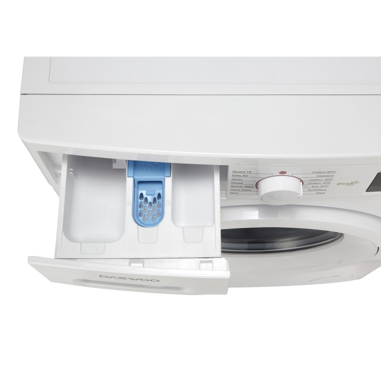 Daewoo DWDFV2421 7kg 1400rpm Freestanding Washing Machine - White