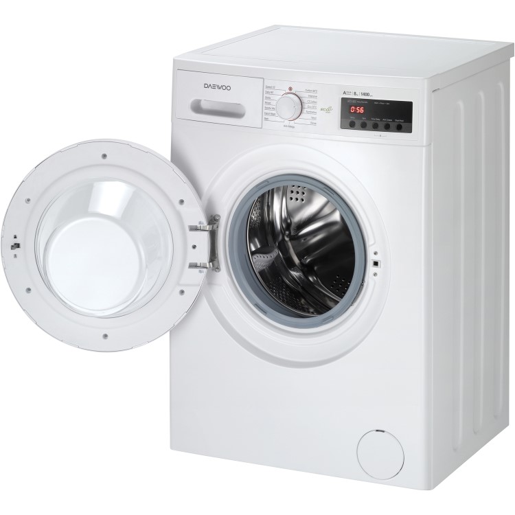 Daewoo DWDFV5441 8kg 1400rpm Freestanding Washing Machine - White