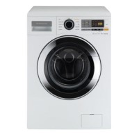 Daewoo DWDHB1412 9kg 1400rpm Direct Drive Freestanding Washing Machine White With Chrome Door