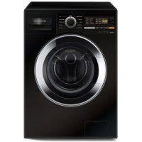 Daewoo DWDHB141KK 9kg 1400rpm Direct Drive Freestanding Washing Machine Black With Chrome Door