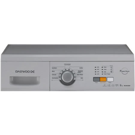Daewoo DWDMH121NS 6kg 1200rpm Freestanding Washing Machine Silver