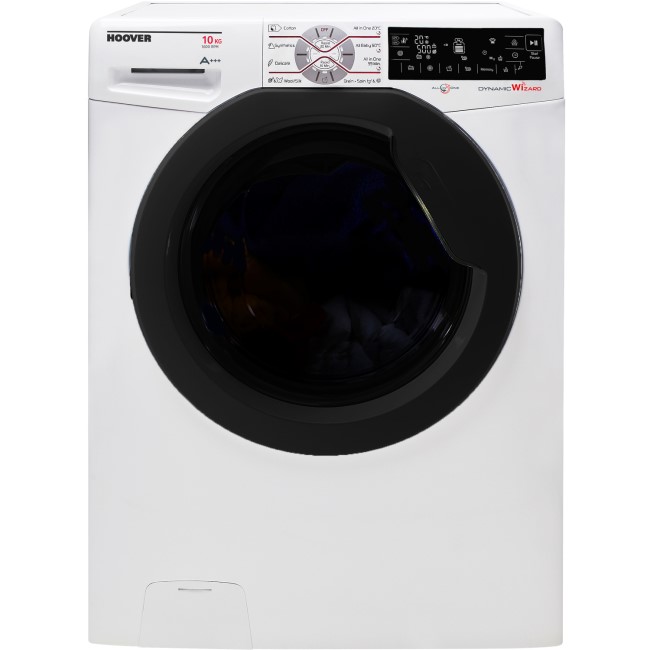 Hoover DWFT610AH7 Dynamic Next Extreme 10kg 1600rpm Freestanding Washing Machine With Wizard - White