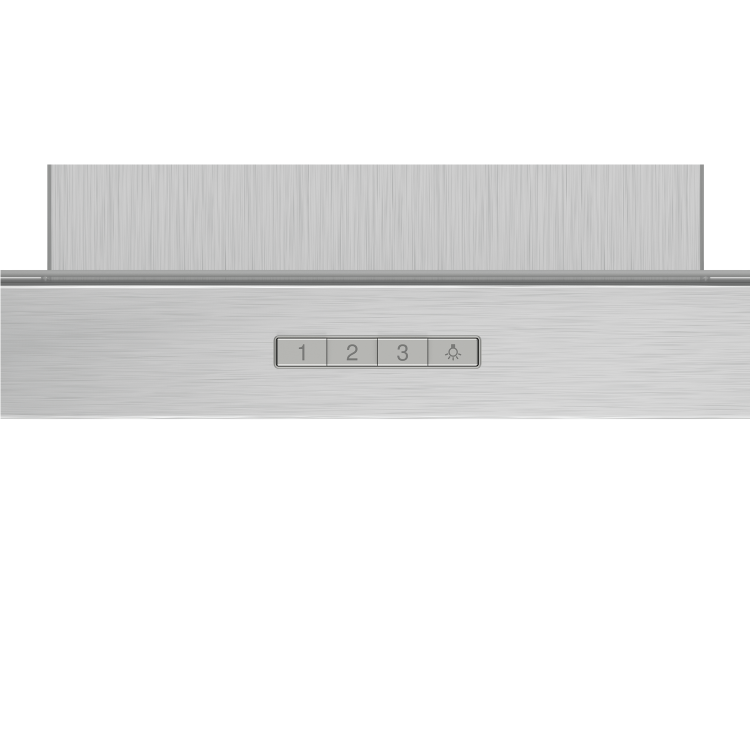 Bosch DWG64BC50B Serie 2 60cm Chimney Cooker Hood With Flat Glass Canopy - Stainless Steel