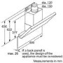 Bosch DWK06E650B Avantixx Angled 60cm Chimney Hood in Brushed steel