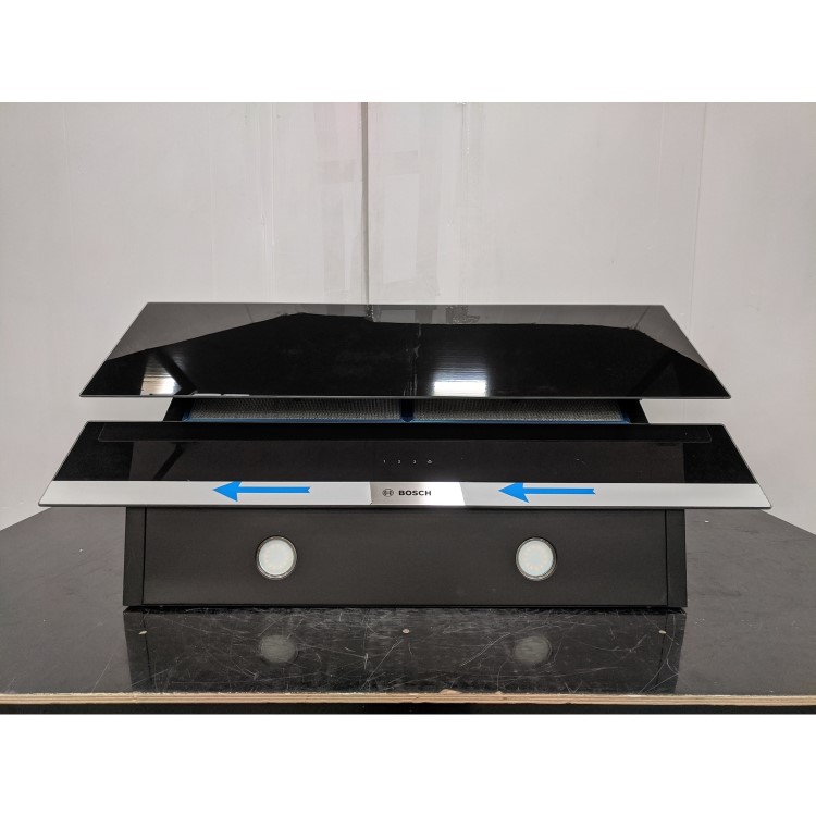 Refurbished Bosch Series 4 DWK095G60B 90cm Chimney Cooker Hood
