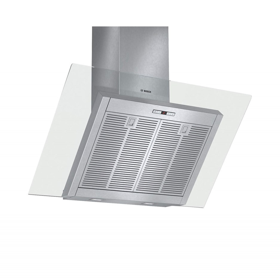 Bosch DWK098E51B Angled 90cm Chimney Cooker Hood Stainless Steel