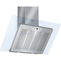 Bosch DWK09E850B Exxcel Angled Glass 90cm Chimney Hood in Brushed steel