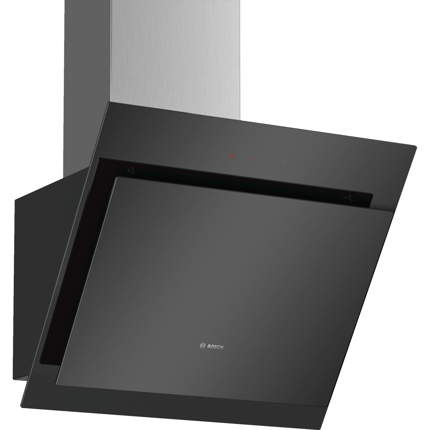 Bosch Serie 4 60cm Touch Control Angled Chimney Cooker Hood - Black
