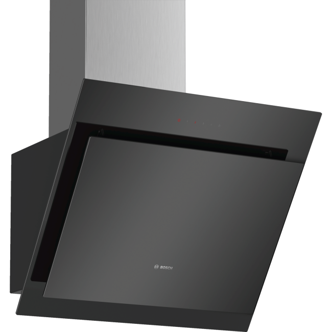 Bosch Series 4 60cm Touch Control Angled Chimney Cooker Hood - Black