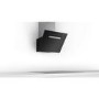 Refurbished Bosch Serie 2 DWK67EM60B TouchSelect Control 60cm Angled Cooker Hood Black