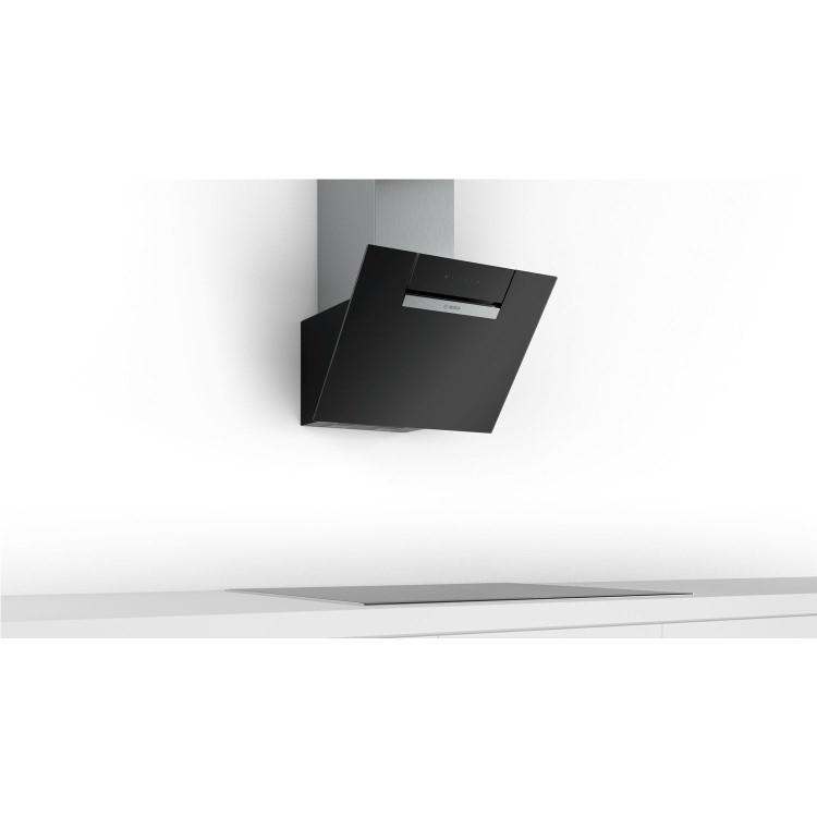Bosch Series 2 60cm Angled Chimney Cooker Hood - Black