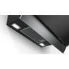 GRADE A1 - Bosch DWK67HM60B Serie 4 Touch Control 60cm Angled Cooker Hood - Black Glass &amp; Stainless Steel