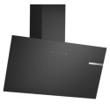 A2/DWK85DK60B Refurbished Bosch Series 2 DWK85DK60B 80cm Angled Chimney Cooker Hood Black