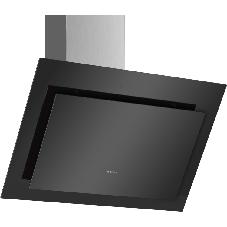 Bosch Series 4 80cm Angled Chimney Cooker Hood - Black
