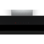 Bosch Series 4 80cm Angled Chimney Cooker Hood - Black