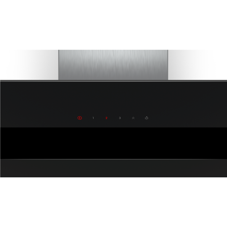 Bosch Series 4 80cm Angled Chimney Cooker Hood - Black
