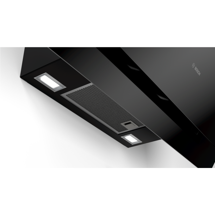 Bosch Series 4 80cm Angled Chimney Cooker Hood - Black