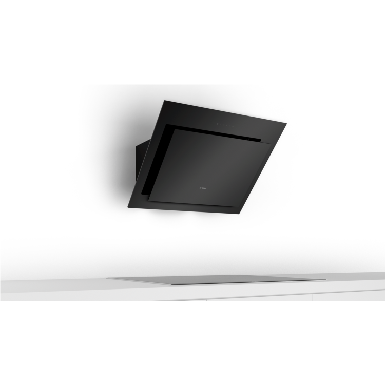 Bosch Series 4 80cm Angled Chimney Cooker Hood - Black